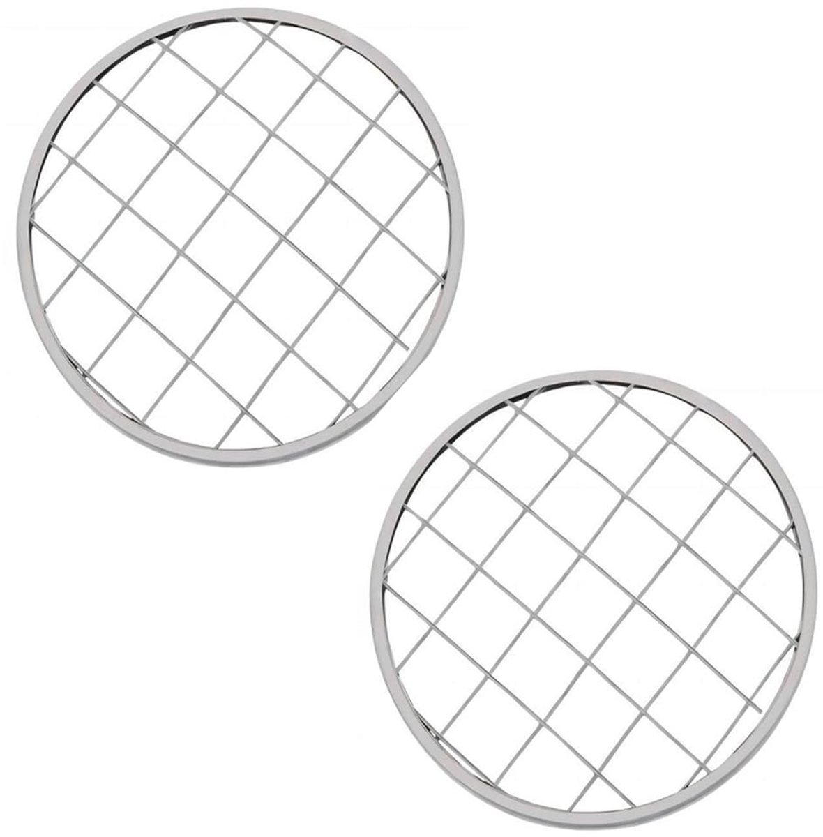 Dailygoods- Bloemeninzetdeksel 6 Stuks - Vierkante Roosterdeksels - Roestvrij Stalen Lids - Voor Mason Jars - Duurzaam - Diameter 8,6 cm - Mason Jar Deksel