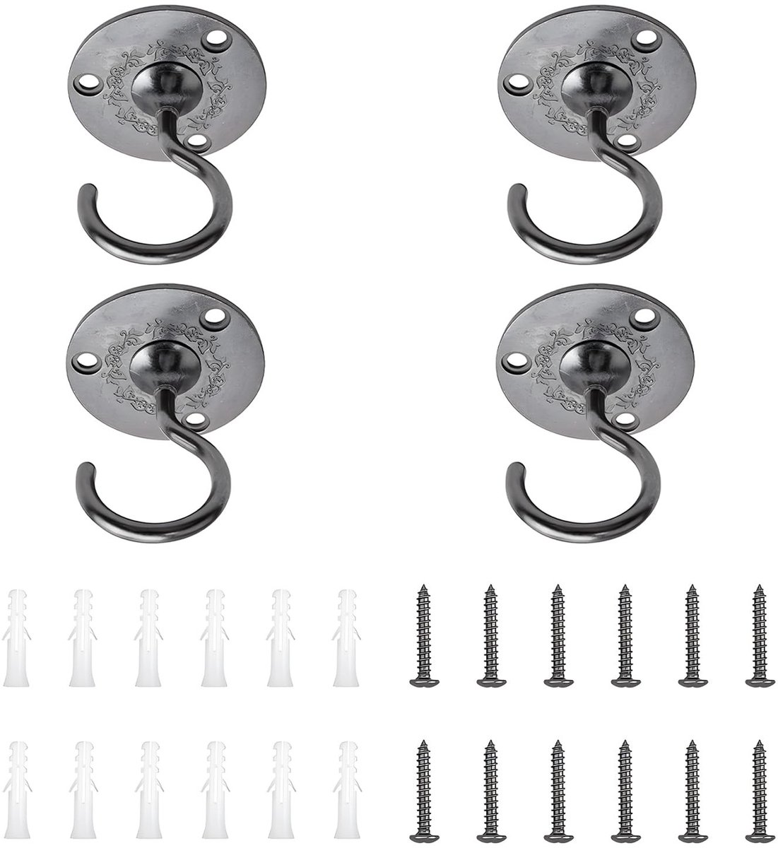 Dailygoods- Plafondhaak Stevig - Plafondhaak Wandmontage - Plafondhaak Antiek - Plafondhaa