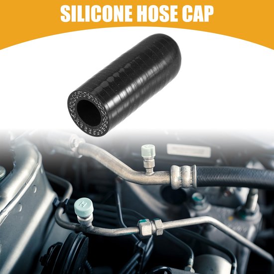 Dailygoods- Silicone Slangdop 14mm - 3-laags Polyester Versterkt - Auto - Slangdop voor Koelvloeistof - Duurzaam - Temperatuur/Druk Bestendig van Dailygoods — afbeelding 3