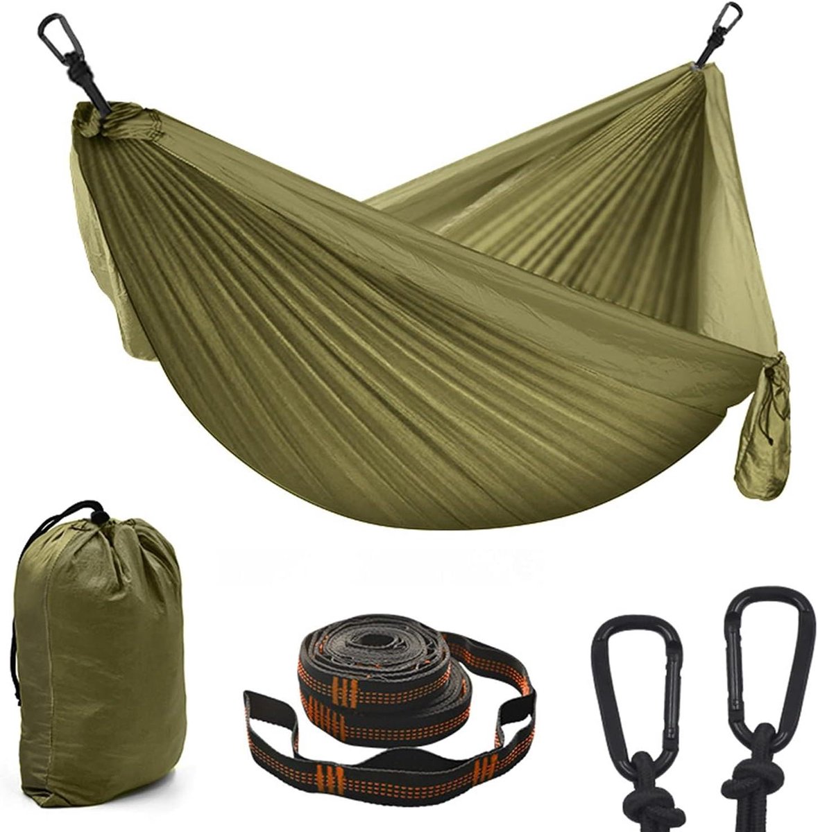 Hangmat voor 2 - Outdoor relaxen - Kamperen en Reizen - Super lichtgewicht - 320x200cm - A