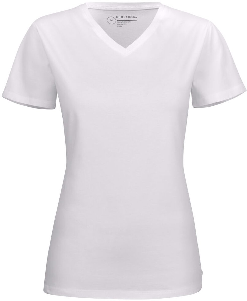 Cutter & Buck Manzanita T-shirt Dames 353405 - Wit - XL