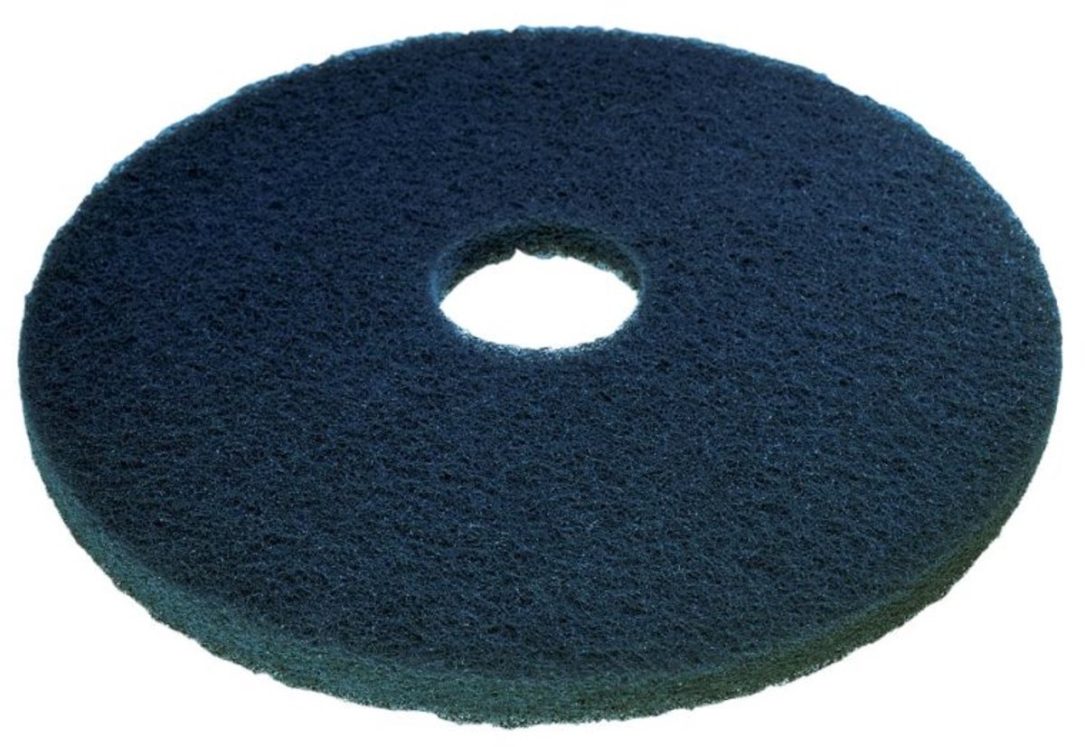 TASKI 3M Pad Blauw 5st - 20" / 51 cm - Blauw - Pad voor het nat schrobben van onbehandelde vloeren