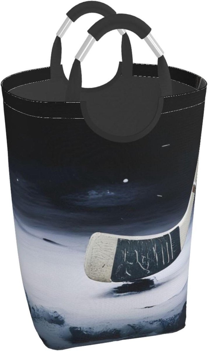 Wasmand Vierkant Vuile kledingmand Kleding Opbergen Waterdicht Oxford Doek 50 Liter Zwart