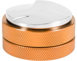 Koffie Tamper - Koffie Distributor - Espresso Bereiden - Verstelbare Diepte - 58mm - Roségoud