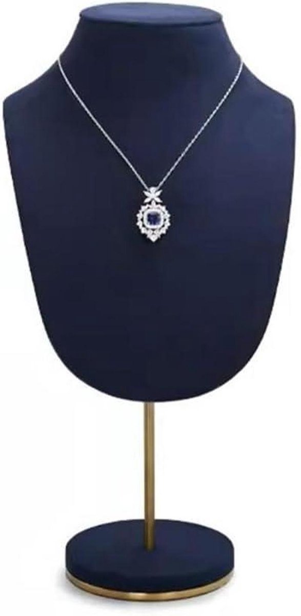 Sieraden Dummy Display - Ketting Buste - Sieraden Presenteren - Realistische Vorm - 1 Stuk - Naturel