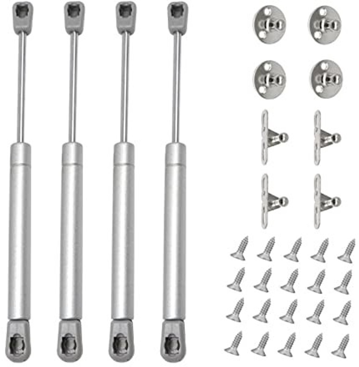 Dailygoods- Gasveer 40N - Gasveer voor klep - Gasveren - Schokbestendig - Hoogwaardige staal - Veilig en duurzaam - Gasdrukveer