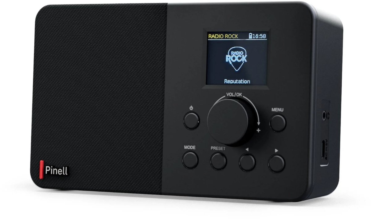 Pinell ResQ - Radio - FM/DAB+ - Zwart