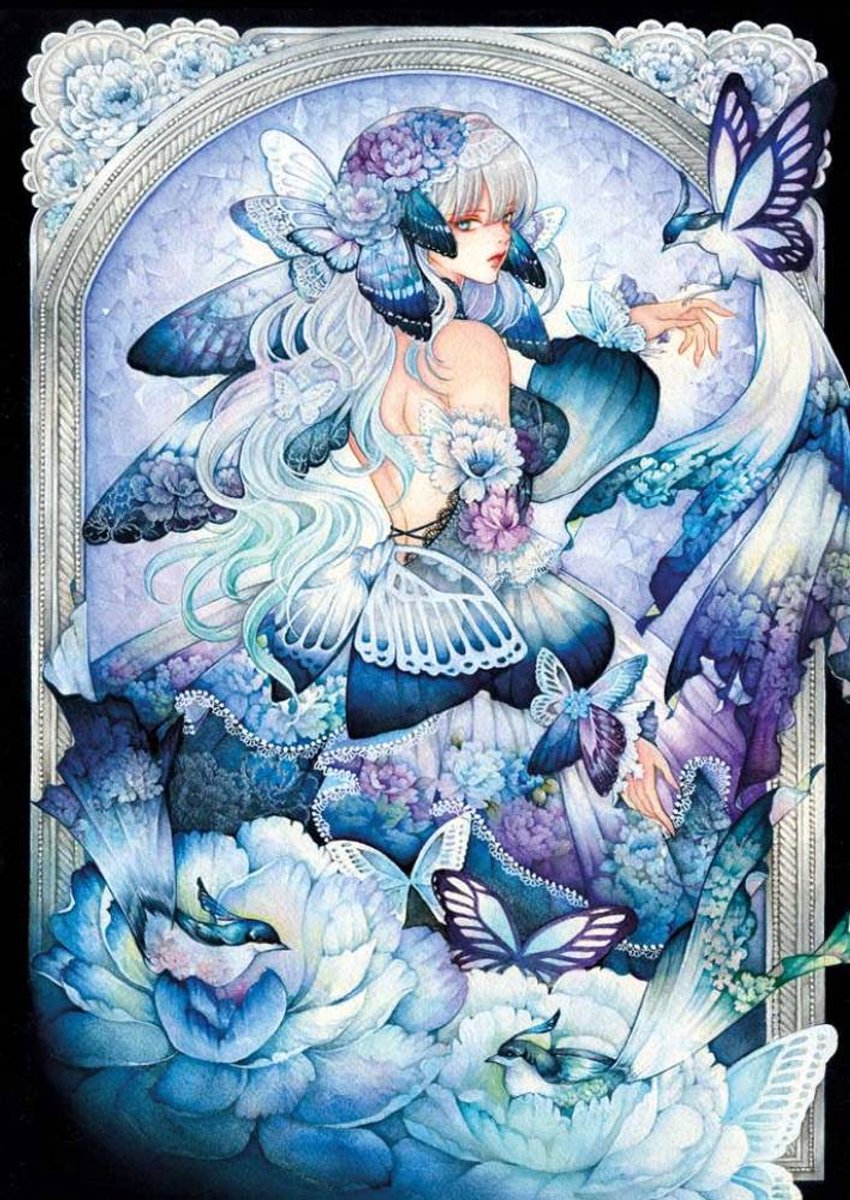 Magnolia puzzel Midnight Blue - 1000 stukjes legpuzzel.