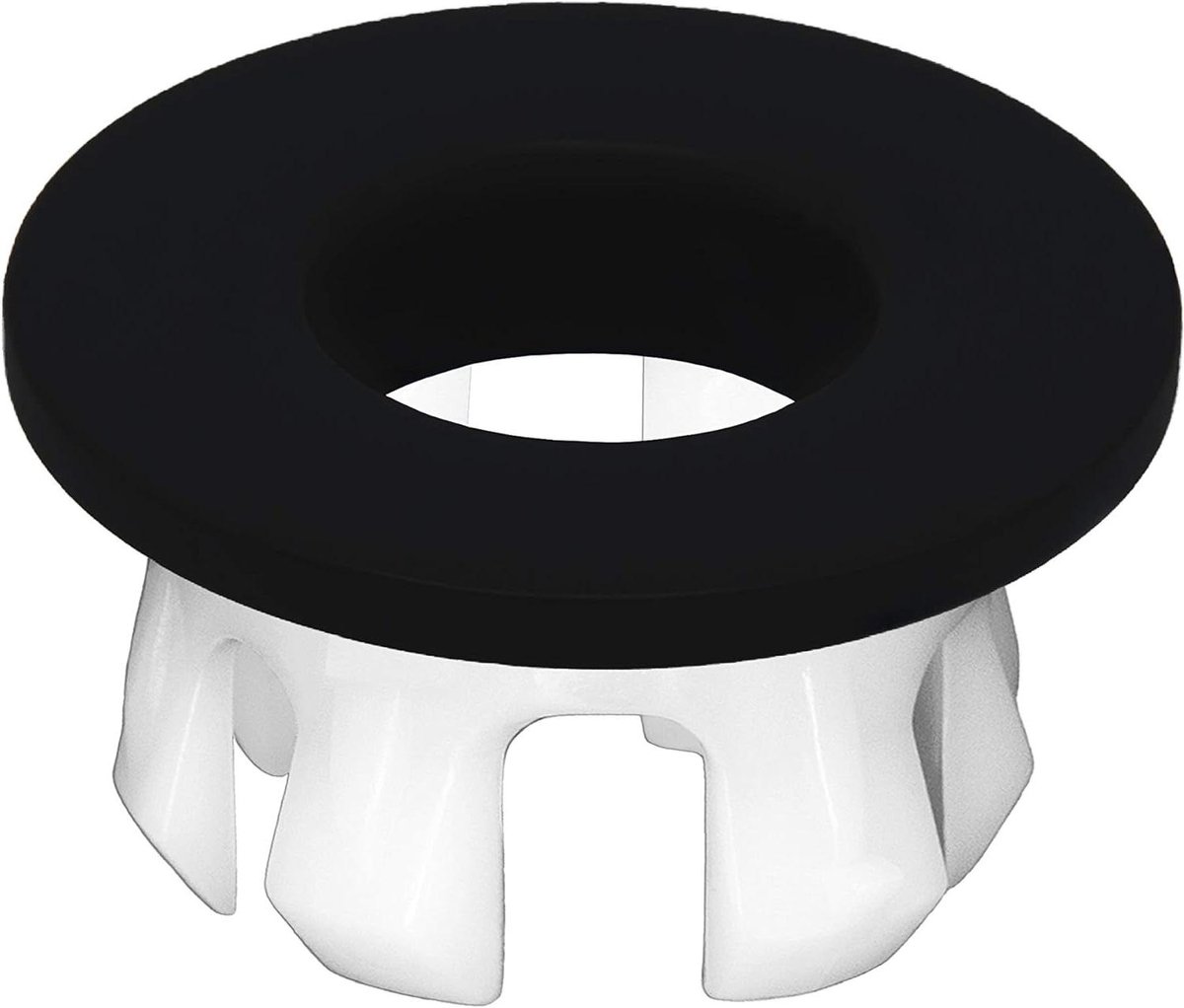 Overloop Afdekking - Afvoer Ring - Badkamer Vernieuwen - Eenvoudige Montage - 30 x 30 mm - Mat Zwart