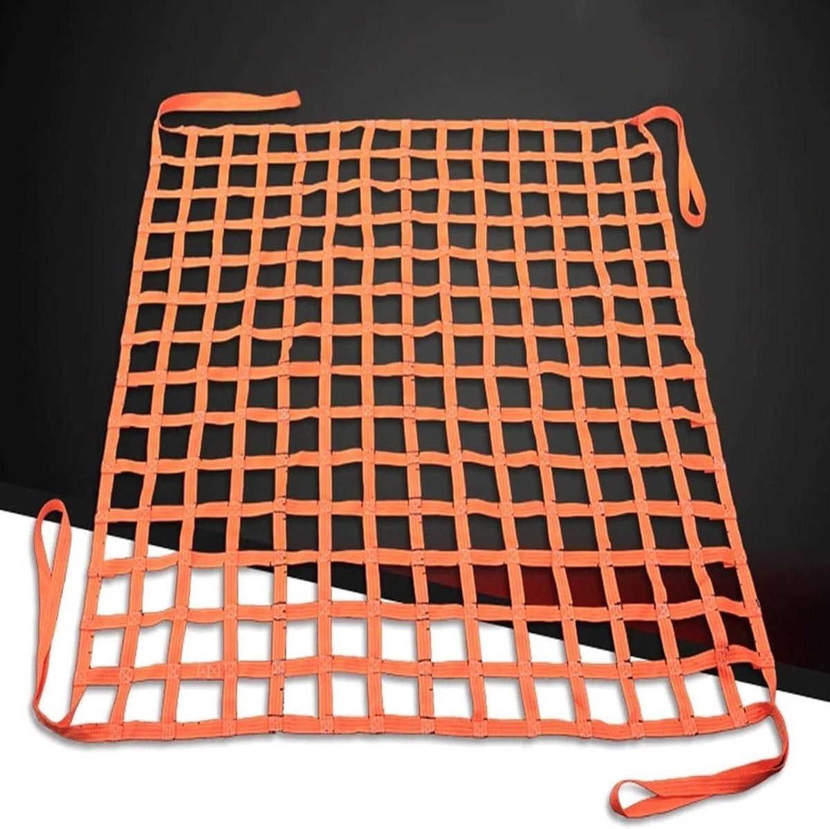Hijsnet Vracht - Ladingnet Band - Goederen Vervoeren - Verstevigde Hoeken - 1.5 X 1.5M - One Color