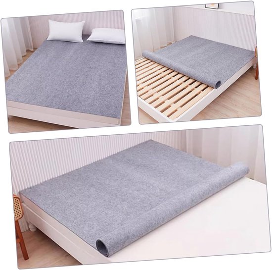 Kampeer Mat - Slaapmat Vilt - Comfortabel Slapen - Compact Opvouwbaar - 200x100cm - Grijs — afbeelding 3