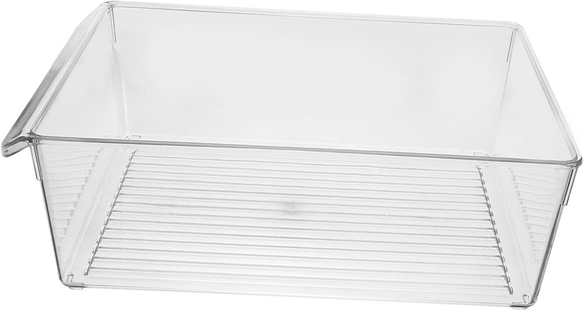 Koelkast Opbergdoos - Lade Organizer - Keuken Organiseren - Transparant Ontwerp - 31.5 x 20.5 cm - Helder