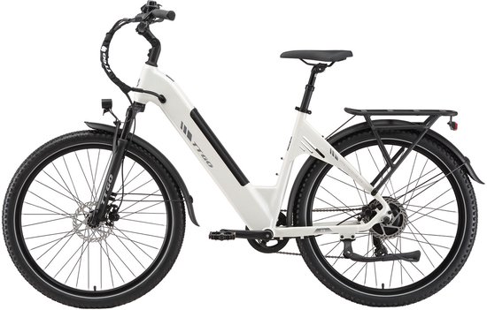 TTGO C5 E-bike - 25 km/u - 27.5inch - 90km actieradius - 250W motor - 48V 13.5Ah accu - 70NM - wit
