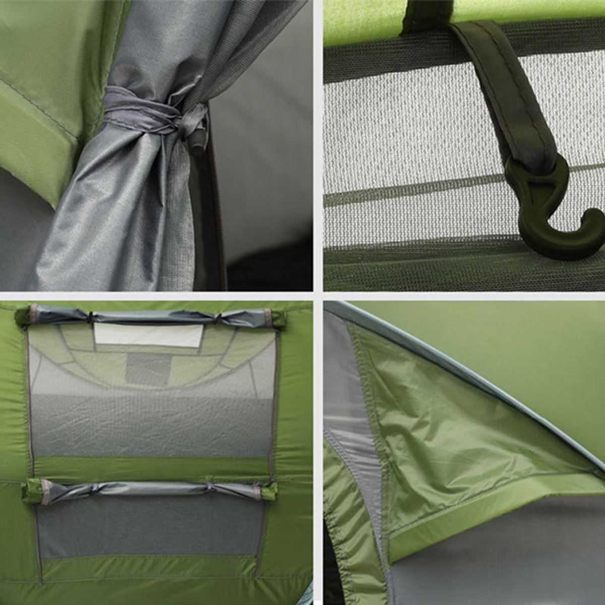 Everyday Elegance Pop-Up tent- Ruim, waterdicht (2000MM) & Binnen 2 Seconden Opgezet - geschikt voor 2 Personen – foto 3