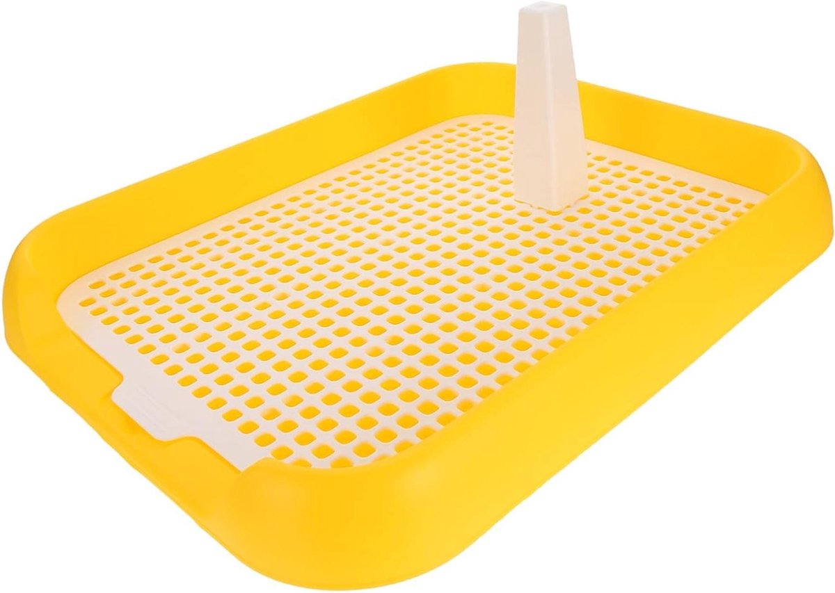 Huisdier Toilet - Plas Pad - Zindelijkheidstraining Hond - Opstaande Randen - 45 x 35.7 cm - Grijs