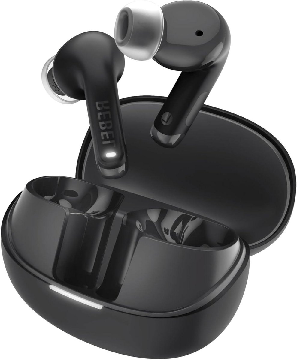 Fresh 'n Rebel Twins Fuse 2 Draadloze Oordopjes met Noise Cancelling - Helder geluid - 36u speeltijd - Bluetooth 6.0-2 microfoons voor bellen - Quick Charge - Spatwaterdicht (Storm Grey)