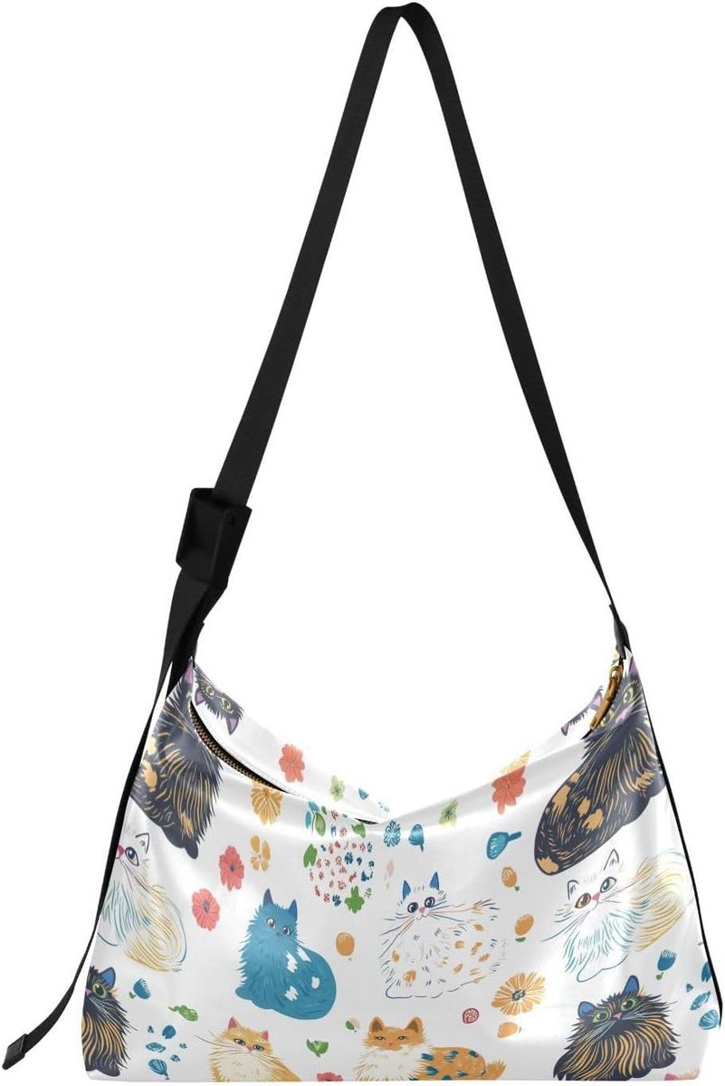 Schoudertas Dames - Crossbody Tas Portemonnee - Dagelijks Gebruik - Waterproof PU Leer - Grote Capaciteit - Multicolor