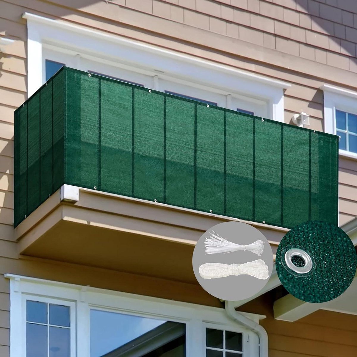 Balcony Privacy Screen,Balkonscherm balkondoek zichtbreeknet voor tuinhek of balkon