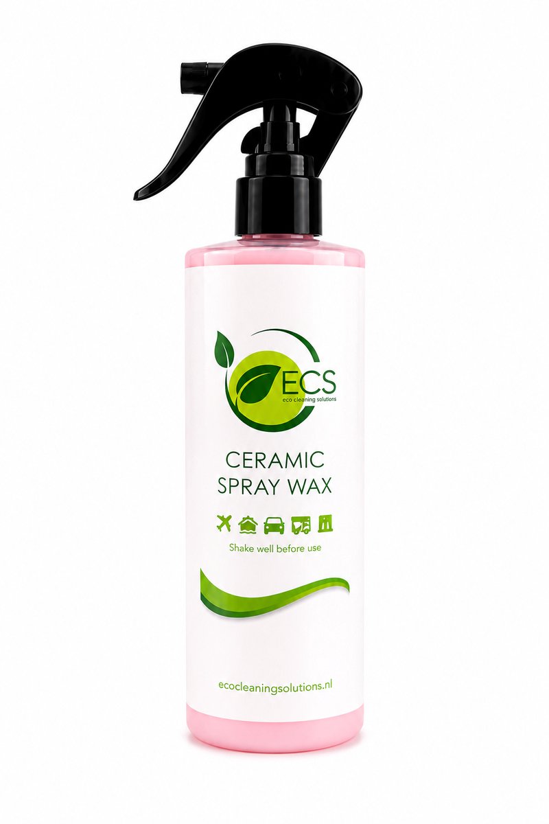ECS Ceramic Spray Wax – Keramische Wax Auto – Lakbescherming, Hoogglans & Waterafstotende Coating – 500ml