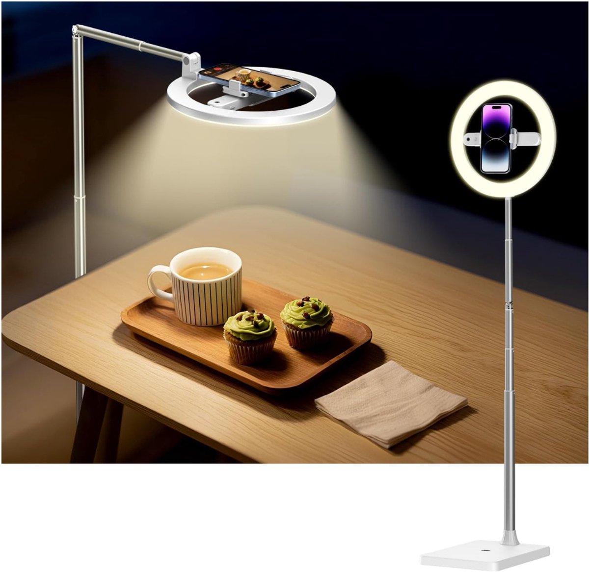 MKSS® Ringlamp met Statief - Ring Light - Verstelbaar - Led Verlichting