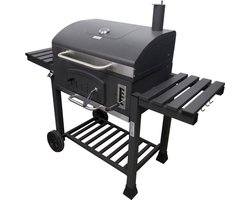 HOUTSKOOLBARBECUE DELUXE XXL GIETIJZEREN ROOSTER | 153 x 70 x 133 cm