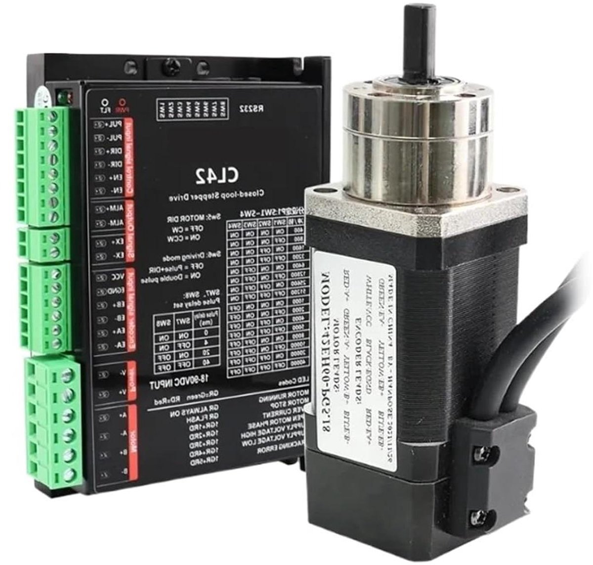 Vertragingsmotor met Encoder - Planetaire Motor - 3D Printer Besturing - Gesloten Lus Systeem - 1 Stuks - Niet Gespecificeerd