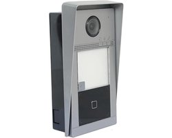 Ring Deurbel - Video Intercom - Toegangscontrole Thuis - Bediening 2 Sloten - 10.000 Kaarten - Zwart