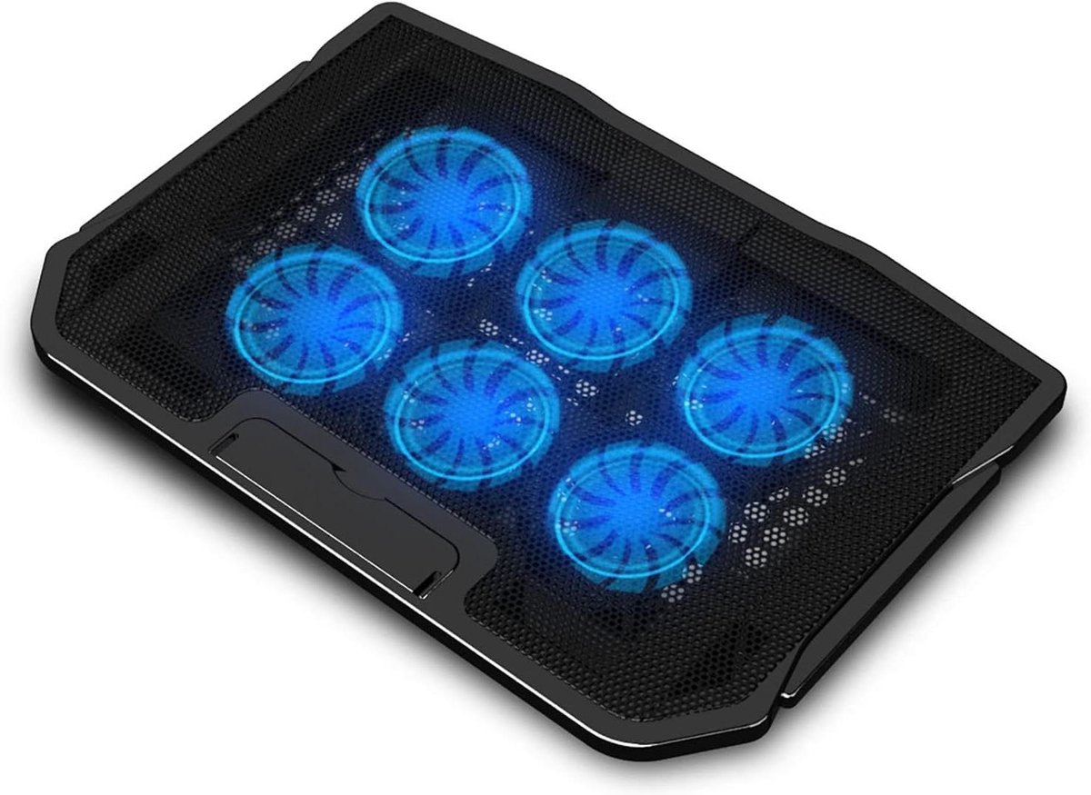Laptop Cooler,Laptop Cooling Pad Dual USB Notebook Pc Cooling Pad Computer Cooling Fan Stand with LED Light for Laptop, ElectronicDeviceCoolingPad
