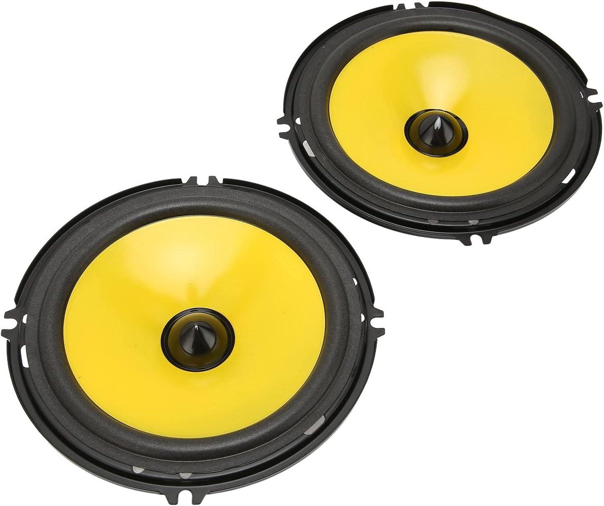 Coaxiale Autoluidsprekers - Bas stereo - Auto geluid verbeteren - 600W maximaal vermogen - 6 Inch - Zwart