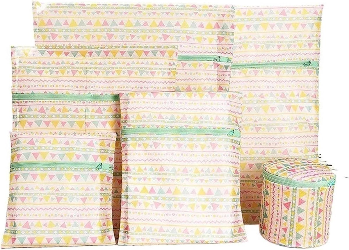 Waszakken Set - Kleding Beschermers - Kleding Wassen - Versterkte Naden - 30-40cm - Groen