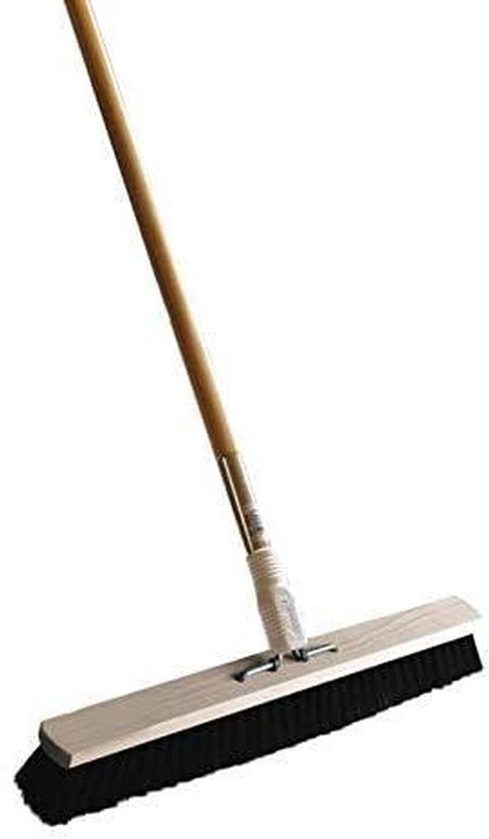 Zaalbezem mengsel: 4-gaats inclusief 4-gaats apparaatsteel (1 stuk, 40 cm).