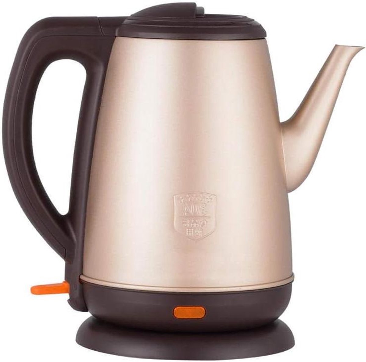 Elektrische Waterkoker - Theepot RVS - Snel Water Koken - Automatische Uitschakeling - 1.8 Liter - Geel