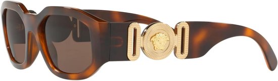 Versace Unisex Sunglasses, Brown (Havana), 53 — afbeelding 2