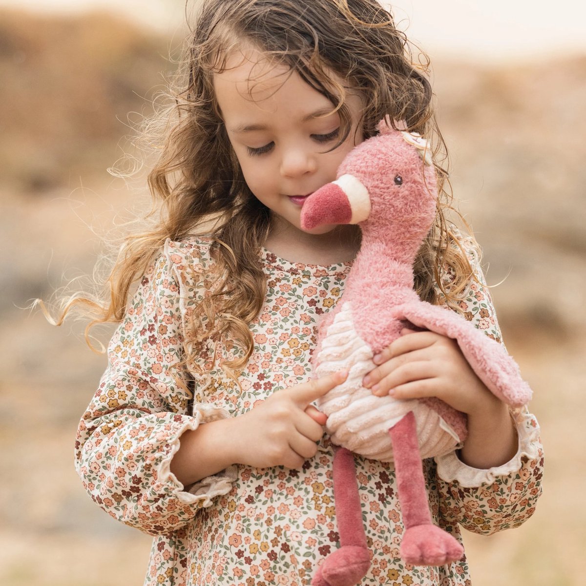 Little Dutch Safari Friends Knuffel Flamingo - 35 cm — afbeelding 8