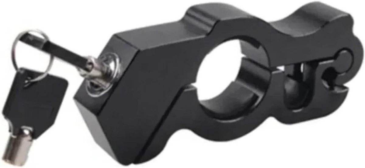 Motorslot Stuurslot - Remhendel Beveiliging - Voertuig Beveiligen - Uniek Slotcilinder - 560 g - Zwart