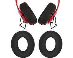 Adhiper Siliconen oorkussens Cover Protector voor Beats Studio 3 Hoofdtelefoon Kussens, Zweet-Proof en Wasbare Oorkussens Cover voor Beats Studio 3 Hoofdtelefoon (zwart)