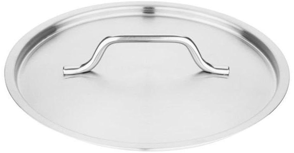 RVS Deksel - Pan Deksel - Koken - Heavy Duty - 140mm - Verzilverd