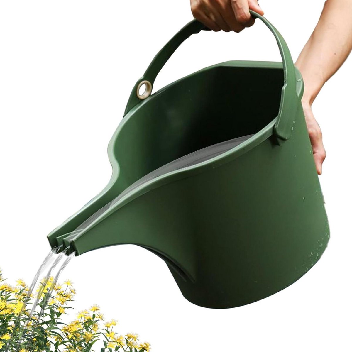 Wateremmer Tuin - Gieter Plantenbak - Planten Water Geven - Ergonomisch Handvat - 8 Liter - Groen
