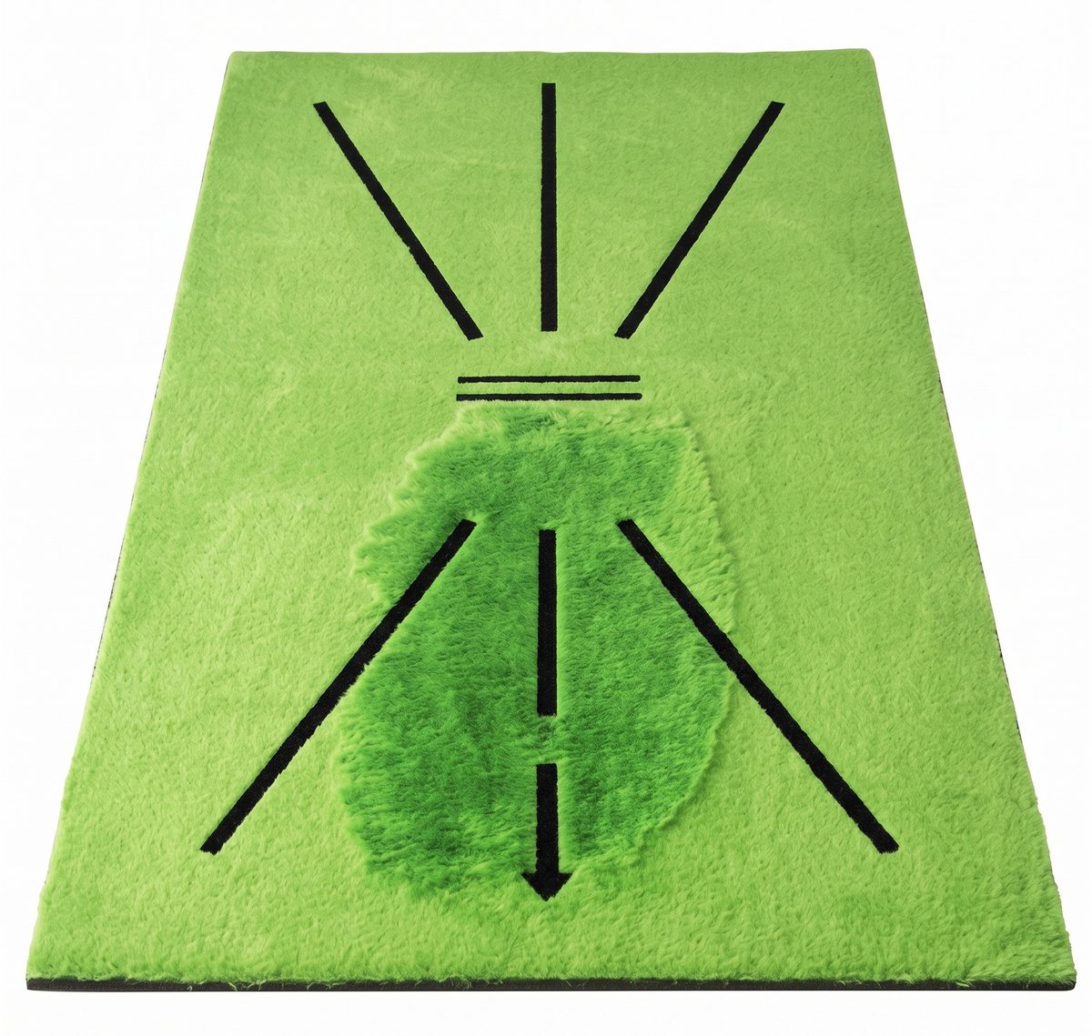 Impact Chippingmat 60x30cm - LONG STYLE - Oefenmat Golfballen - Golfmat Golfbal - Golf accessoires - Training - Oefen - Mat - Driving range Afslagmat - Golftrainingsmateriaal - Golftrainingsmaterialen - ATHLIX