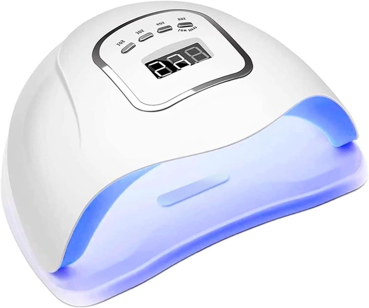 Nagellamp - Nageldroger - Gel Nagels Uitharden - Dubbele Lichtkralen - 80W - Wit