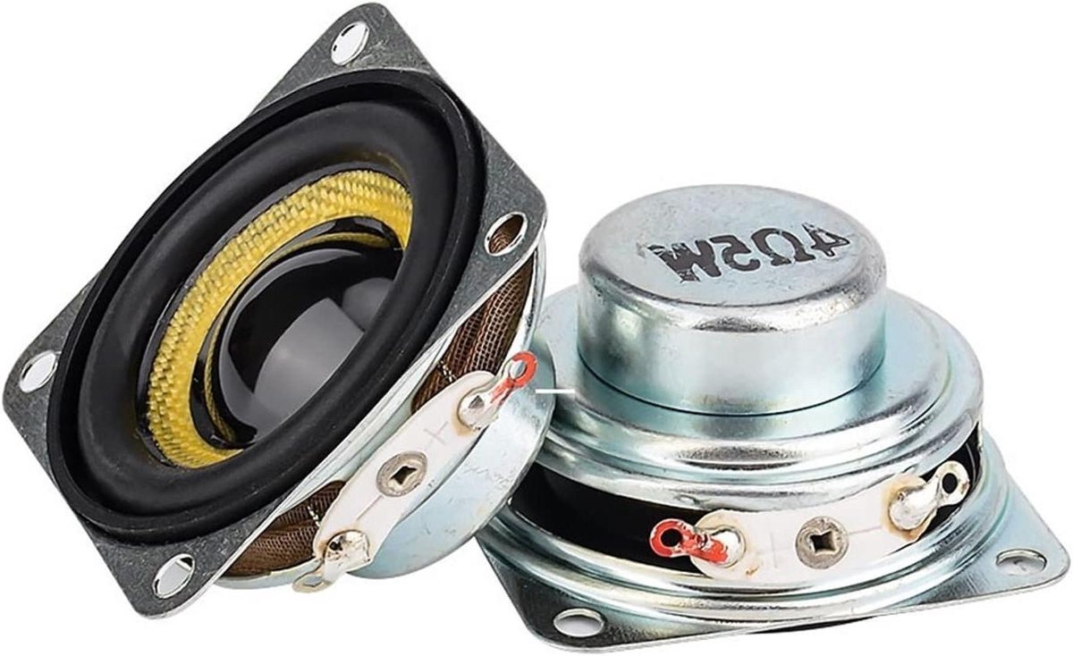 Mini Speaker - Luidspreker Set - DIY Home Theater - Neodymium Magneten - 40mm Diameter - Zwart