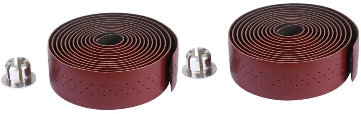 Fietsstuurlint - Handvatten Fiets - Comfortabel Fietsen - Schokabsorberend PU Materiaal - 2 Sets - Bruin