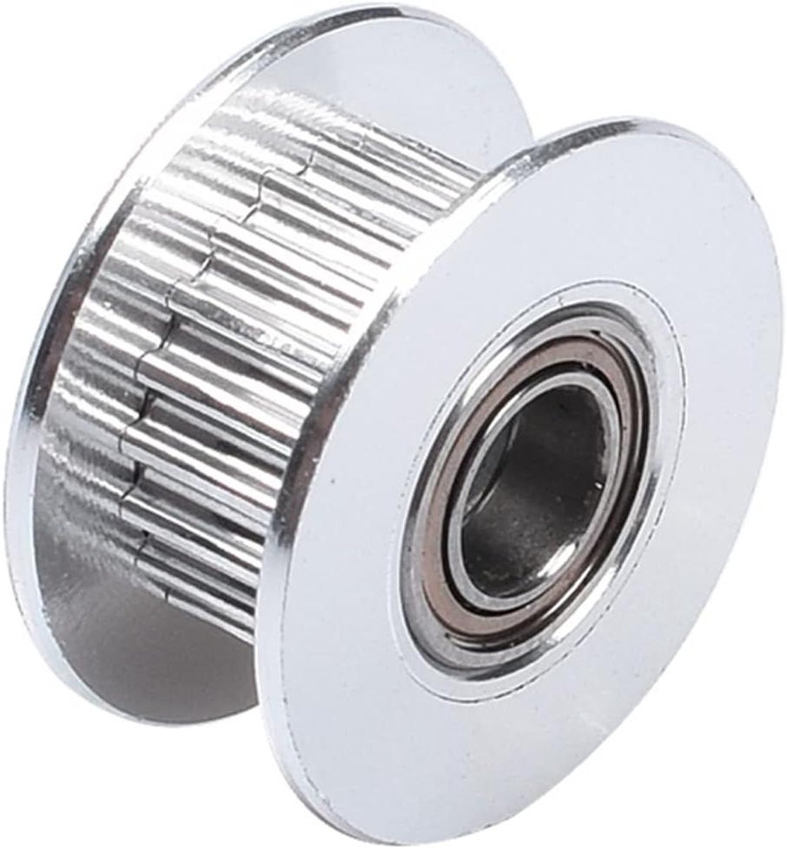 Timing Katrol - Tandwiel Wiel - 3D Printer Bouwen - Duurzaam Materiaal - Boring 5mm - Zilver