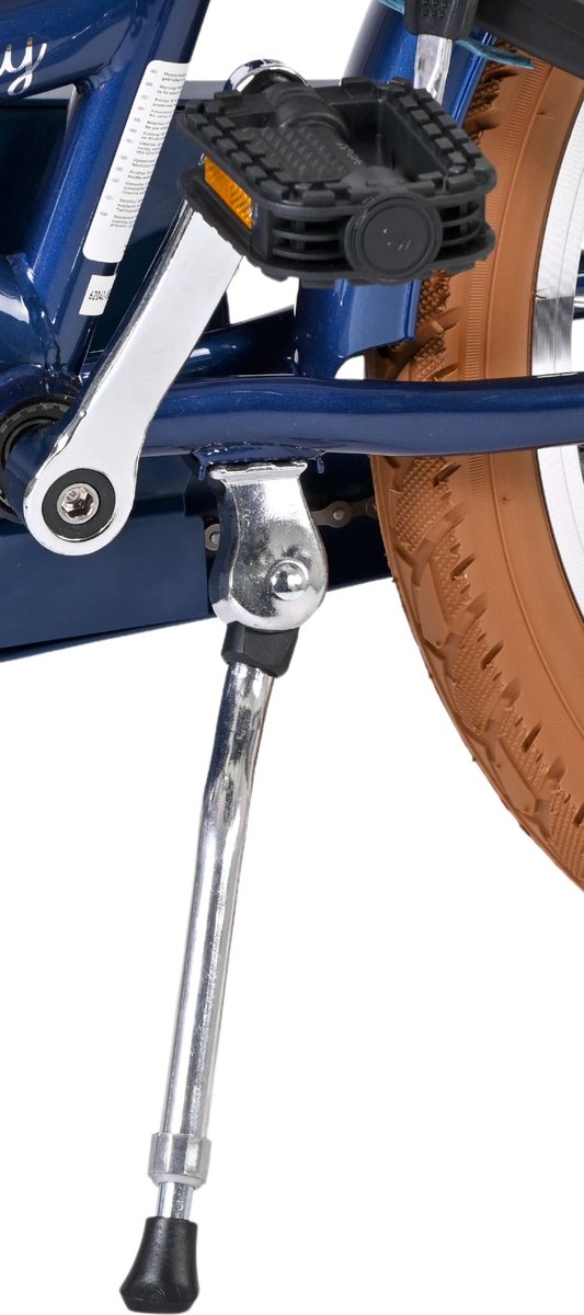 Volare Ashley Kinderfiets - Meisjes - 20 inch - Donkerblauw van Volare — afbeelding 4