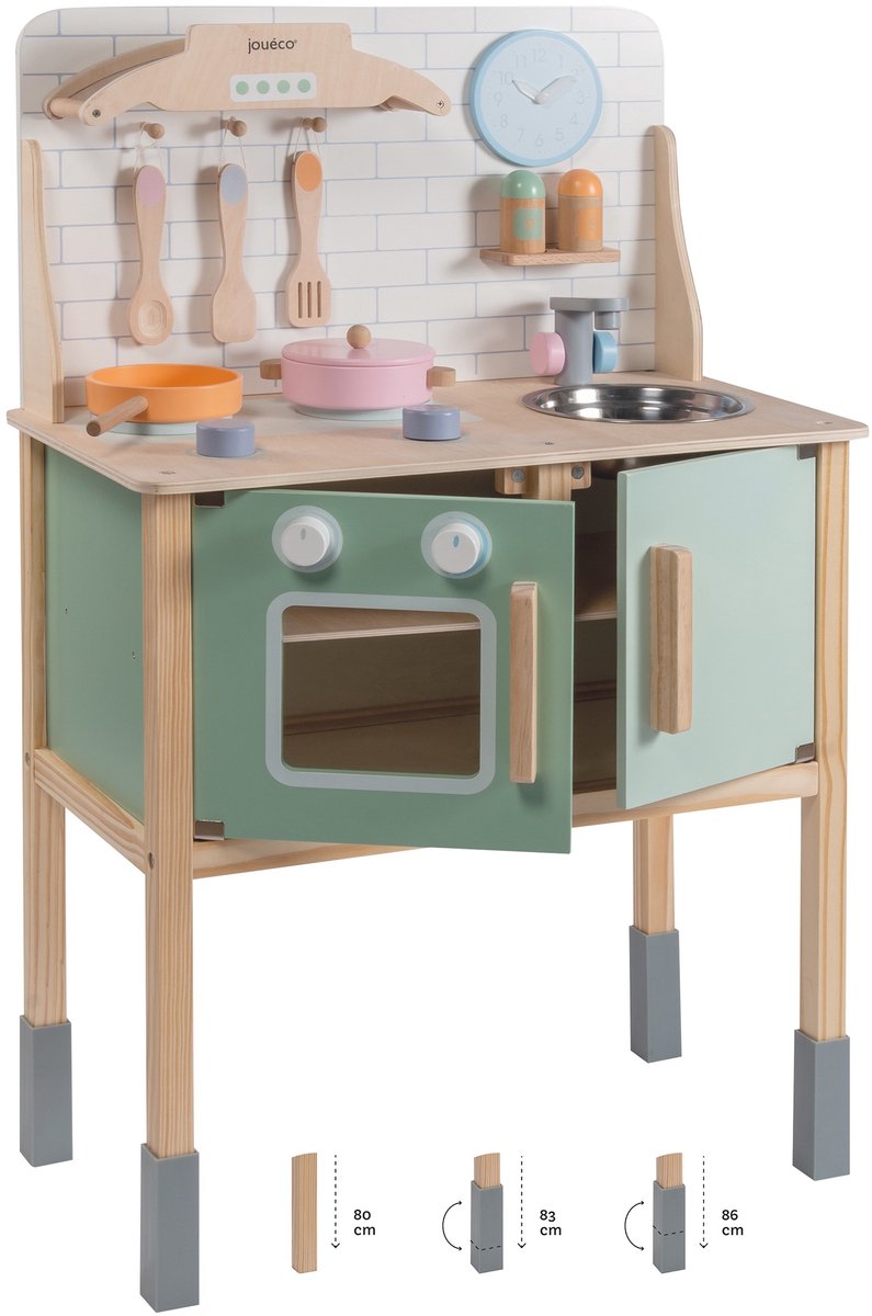 Jouéco® - Houten keuken met accessoires — afbeelding 2