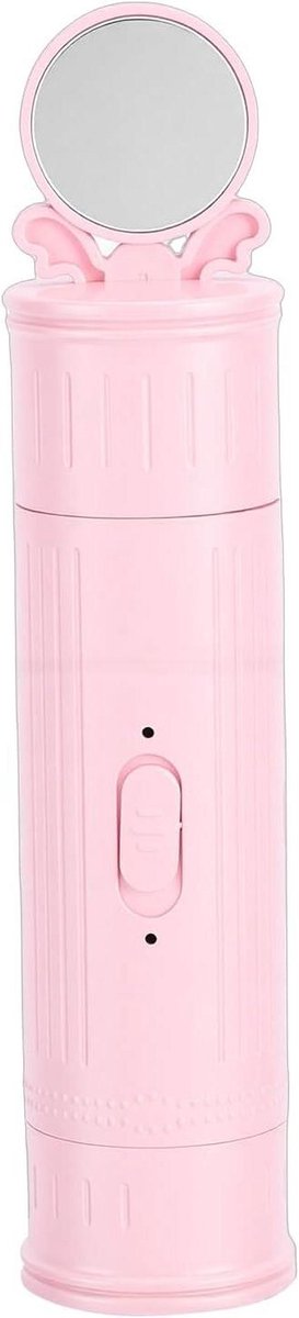 Elektrische Tondeuse - Draadloze Bodygroomer - Zelfzorg Thuis - Dubbele Kop Systeem - Compact Formaat - Roze