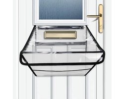 Mailbox Catcher Door Mailbox Cage Front Door Post Catcher for Letters Small Packages, Universal, Easy to Install, Dog-Proof