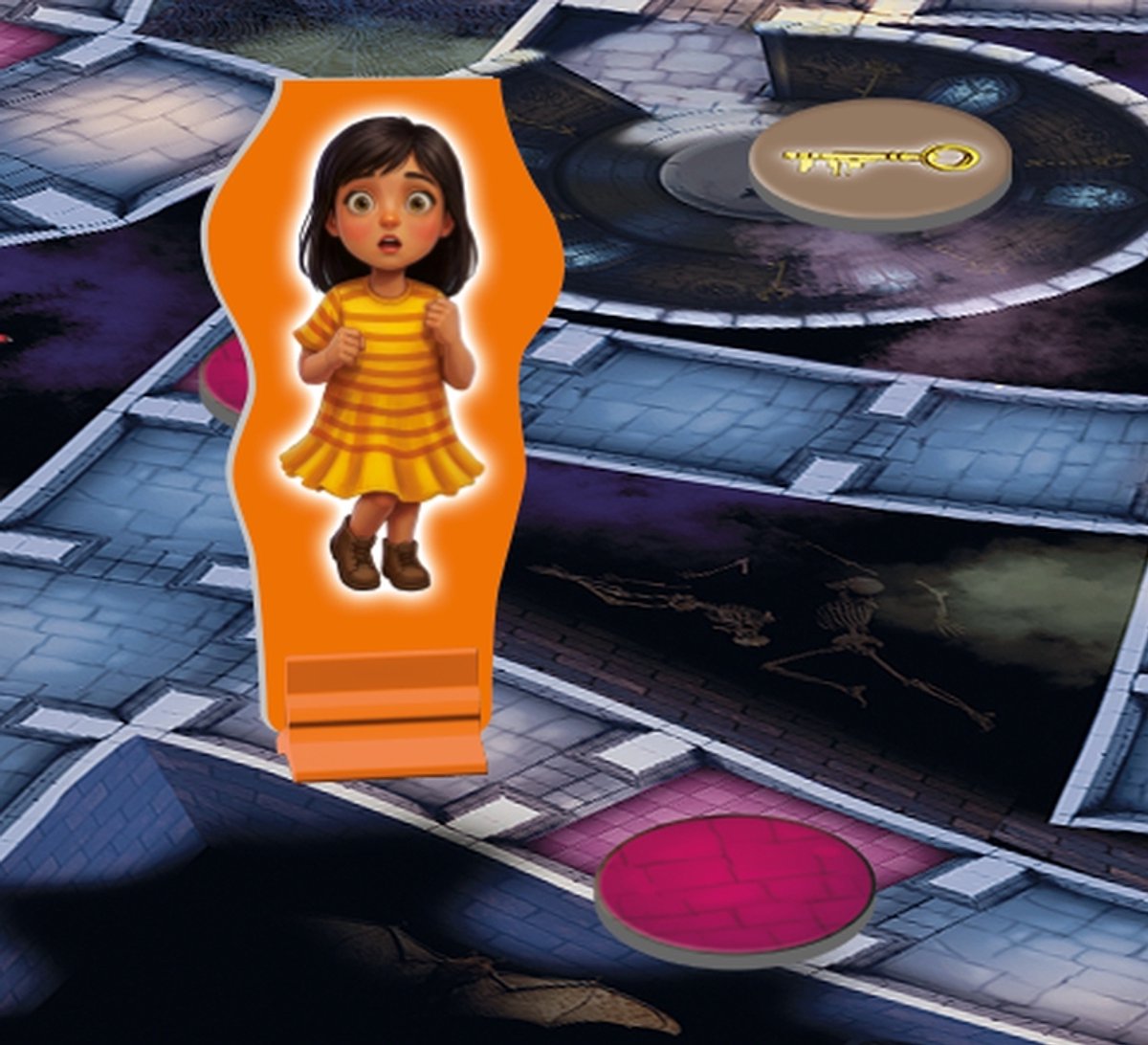 Tactic Vampire Hunt - Bordspel - Familiespel - Ontsnap uit het Kasteel van de Vampier - Strategisch Avonturenspel - Vermijd de Vampier(s) en Vind de Uitgang - Spannend Spel voor Kinderen en Families - 2 tot 6 Spelers - Vanaf 5 Jaar — afbeelding 12