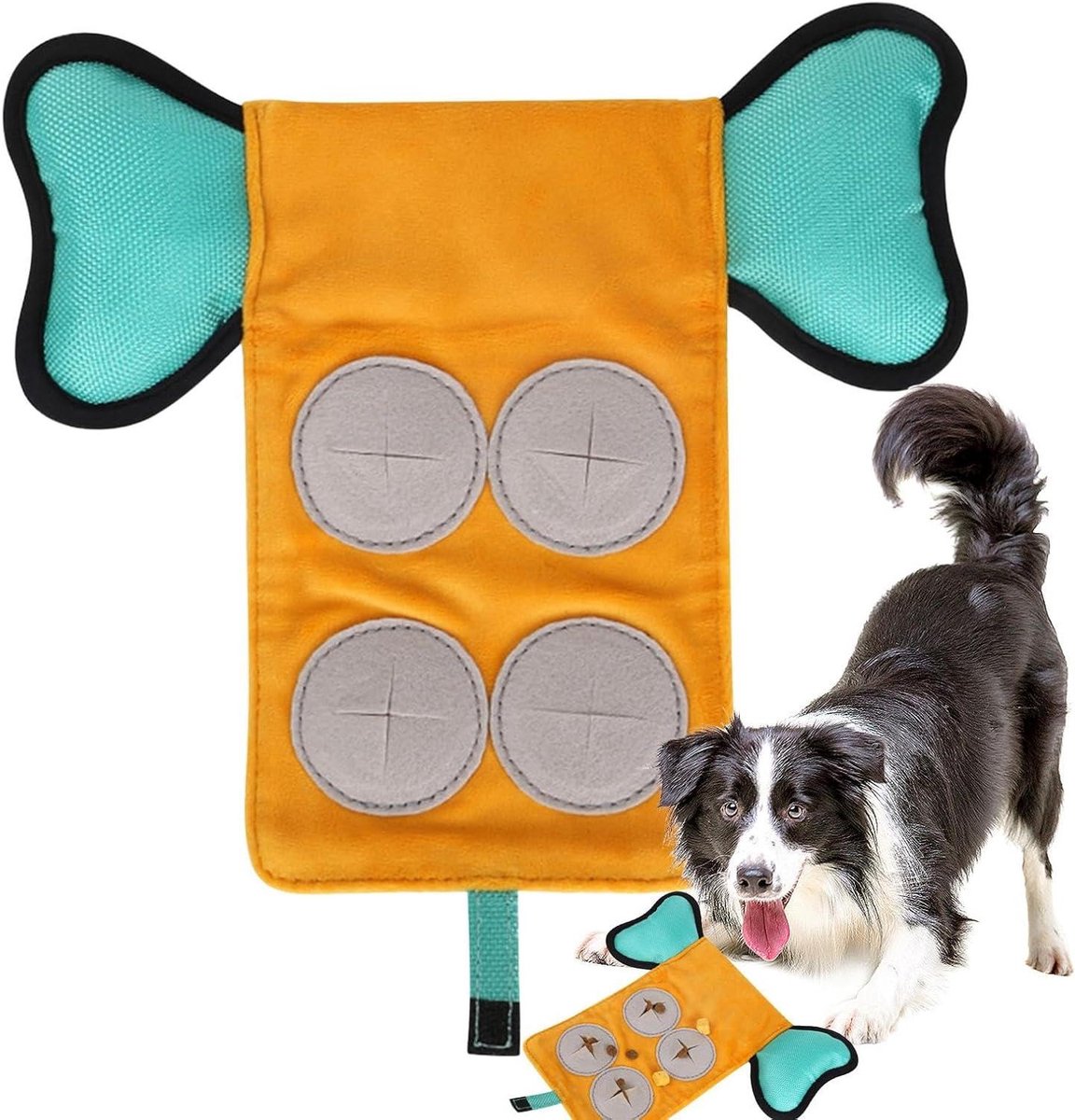 Hondensnoep Dispenser - Interactief Speelgoed - Mentale Stimulatie - Geluid Geactiveerd Spel - 24 cm - Uniek