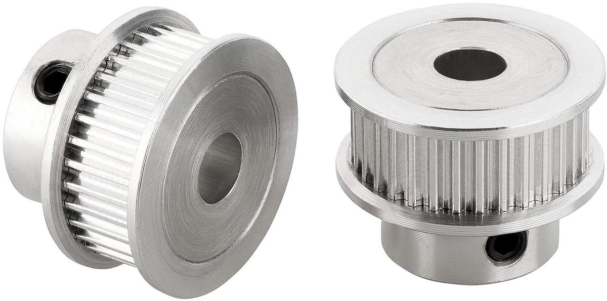Tandriem Poelie Set - Aandrijfriem Onderdelen - 3D Printer Onderhoud - 20 Tanden GT2